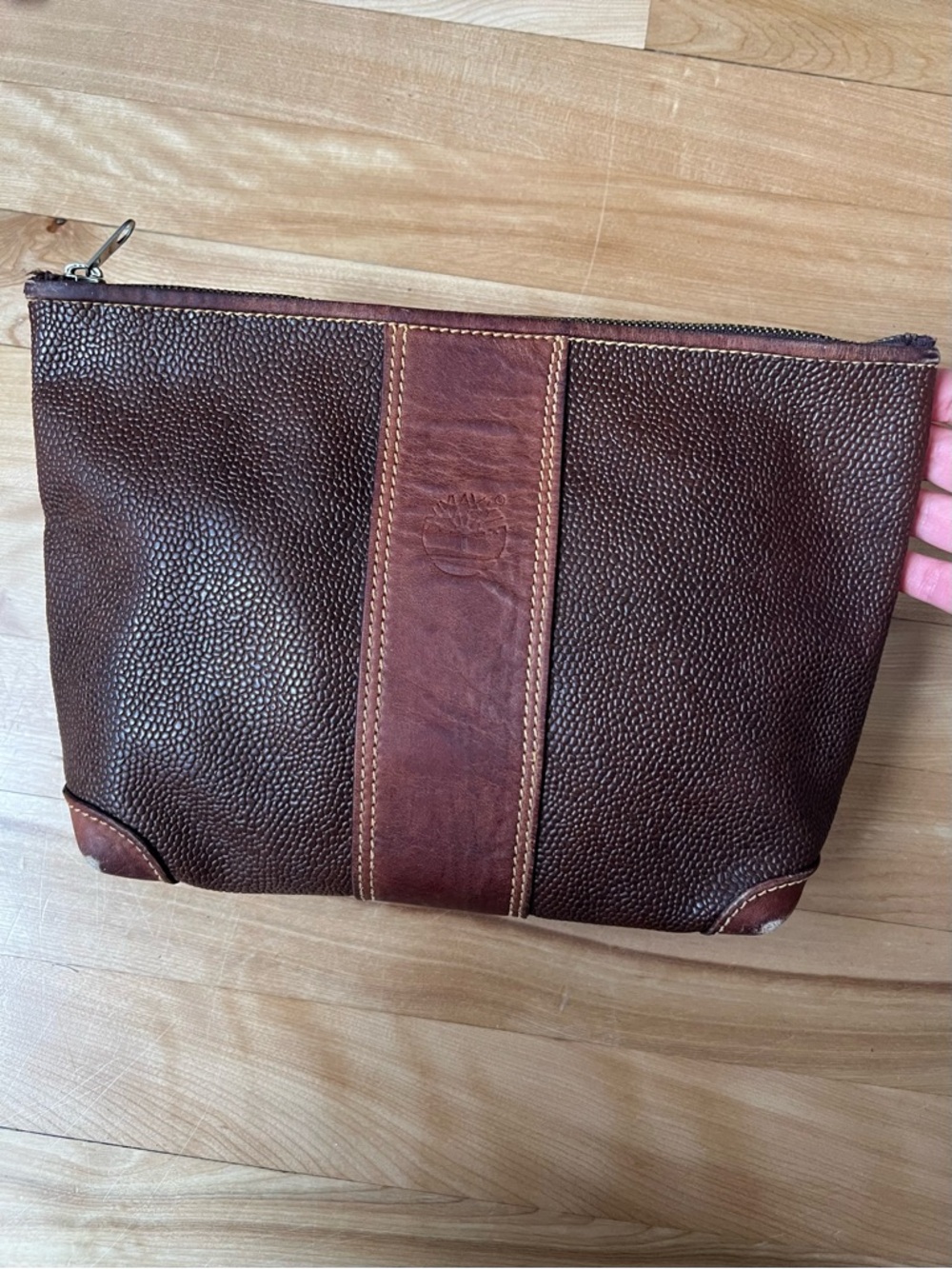 Timberland Dark Brown Toiletry Bag